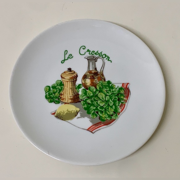 Mid Century Vintage JK Bavaria Western Germany Le Cresson Salad Plate - Picture 6 of 14